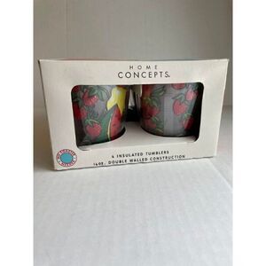 Home Concepts 4-Pack Insulated Tumblers  